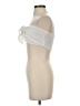 PrettyLittleThing 100% Polyester Ivory Silver Tank Top Size 4 - photo 5