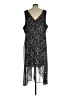 NY Collection 100% Polyester Stars Black Cocktail Dress Size M (estimated) - photo 2