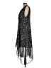 NY Collection 100% Polyester Stars Black Cocktail Dress Size M (estimated) - photo 5