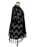 Faded Glory 100% Acrylic Black Poncho Size 1X - photo 4