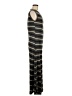 Woo. Stripes Black Casual Dress Size Med (3) - photo 4