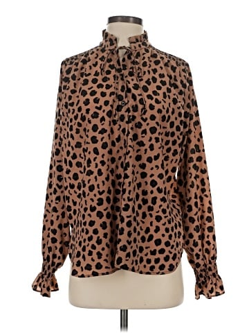 Never Fully Dressed Long Sleeve Blouse (view 1)
