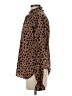 Never Fully Dressed 100% Polyester Animal Print Brown Long Sleeve Blouse Size 2 - photo 5