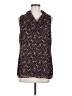 CAbi 100% Polyester Burgundy Sleeveless Blouse Size M - photo 1