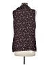 CAbi 100% Polyester Burgundy Sleeveless Blouse Size M - photo 2