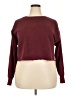Forever 21 Plus Burgundy Sweatshirt Size 2X - photo 1