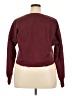 Forever 21 Plus Burgundy Sweatshirt Size 2X - photo 2