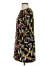 Tildon 100% Polyester Graphic Black Casual Dress Size S - photo 5