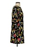Tildon 100% Polyester Graphic Black Casual Dress Size S - photo 4