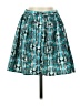 WAYF 100% Polyester Print Teal Casual Skirt Size S - photo 1