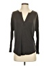 Massimo Dutti Gray Long Sleeve Henley Size S - photo 1