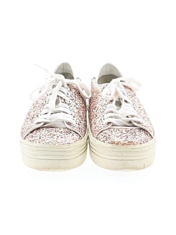 Saint Laurent Glitter Platform Sneakers (view 2)
