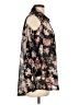 Ember 100% Polyester Floral Black Long Sleeve Blouse Size L - photo 4