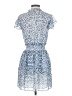Slate & Willow 100% Polyester Animal Print Blue Casual Dress Size XS - photo 2