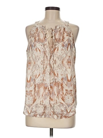 Rose + Olive Sleeveless Blouse (view 1)