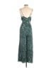 ASTR The Label 100% Polyester Paisley Teal Jumpsuit Size XS - photo 2