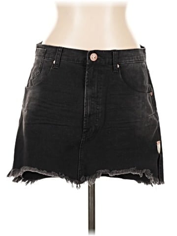 ONE X ONETEASPOON Denim Skirt (view 1)