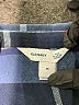 Old Navy 100% Cotton Plaid Blue Long Sleeve Button-Down Shirt Size M - photo 7