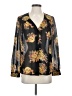 Bellatrix 100% Polyester Black Long Sleeve Blouse Size S - photo 1