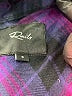 Rails 100% Rayon Plaid Purple Long Sleeve Blouse Size S - photo 7