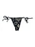 Devon Windsor Graphic Black Swimsuit Bottoms Size M - photo 2