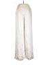 Princess Polly 100% Polyester Metallic Ivory Casual Pants Size 4 - photo 1