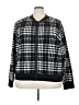 Shein Houndstooth Black Jacket Size 4X - photo 1