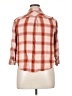 Terra & Sky Plaid Orange 3/4 Sleeve Button-Down Shirt Size 0X - photo 2