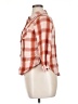 Terra & Sky Plaid Orange 3/4 Sleeve Button-Down Shirt Size 0X - photo 5