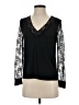 Shein Black Long Sleeve Top Size S - photo 1