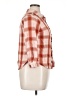 Terra & Sky Plaid Orange 3/4 Sleeve Button-Down Shirt Size 0X - photo 4