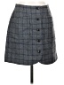 Madewell Plaid Gray Wool Skirt Size 2 - photo 1