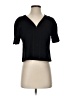 Max Studio Black Short Sleeve Top Size XS - photo 1
