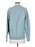 Banana Republic 100% Cotton Solid Blue Pullover Sweater Size S - photo 2