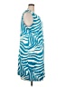 Peter Nygard Print Blue Cocktail Dress Size 3X - photo 4