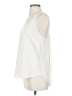 Theory 100% Polyester White Sleeveless Blouse Size S - photo 5
