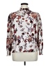 Unbranded 100% Polyester Floral Ivory Long Sleeve Blouse Size XL - photo 1