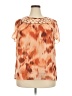 Daniel Rainn 100% Polyester Orange Short Sleeve Blouse Size XXL - photo 1