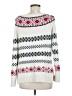 Talbots Argyle White Pullover Sweater Size M - photo 2