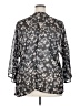 Xhilaration Black Kimono Size XXL - photo 2