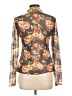 Assorted Brands Floral Brown Long Sleeve Blouse Size L - photo 2