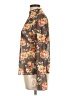 Assorted Brands Floral Brown Long Sleeve Blouse Size L - photo 5