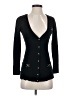Unbranded 100% Wool Black Cardigan Size 00 (estimated) - photo 1