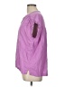 Splendid Purple Short Sleeve Blouse Size L - photo 5