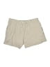 Ekouaer Chevron-herringbone Tan Gray Shorts Size L - photo 1