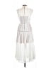 Self-Portrait 100% Polyester White Cocktail Dress Size 8 - photo 2