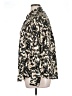 H&M 100% Polyester Animal Print Gold Long Sleeve Blouse Size XL - photo 5