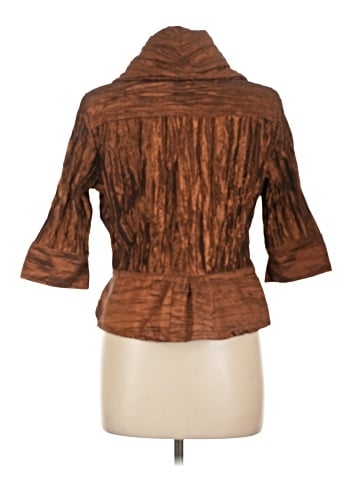 Essentials by Milano 3/4 Sleeve Blouse (view 2)