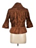 Essentials by Milano 100% Polyester Brown 3/4 Sleeve Blouse Size L - photo 2