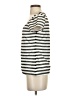 White House Black Market Silver White Short Sleeve Top Size S - photo 5